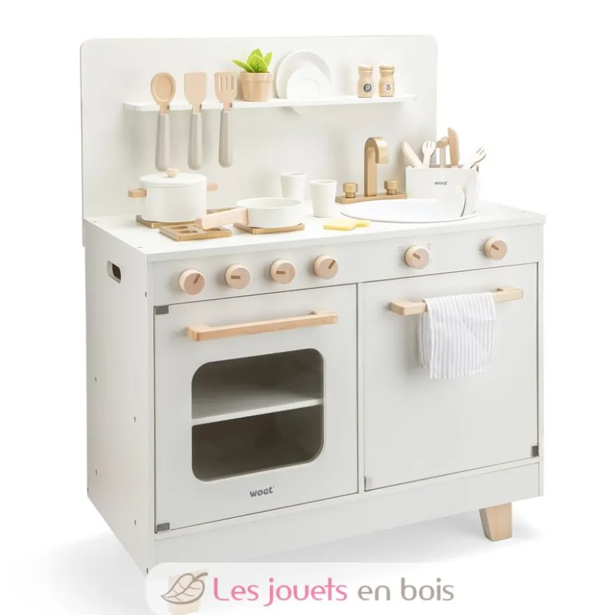 Cuisine en bois avec lave-vaisselle - New Classic Toys