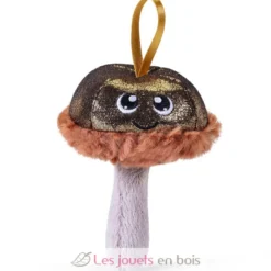 Déco champignon à suspendre doré - Trudi