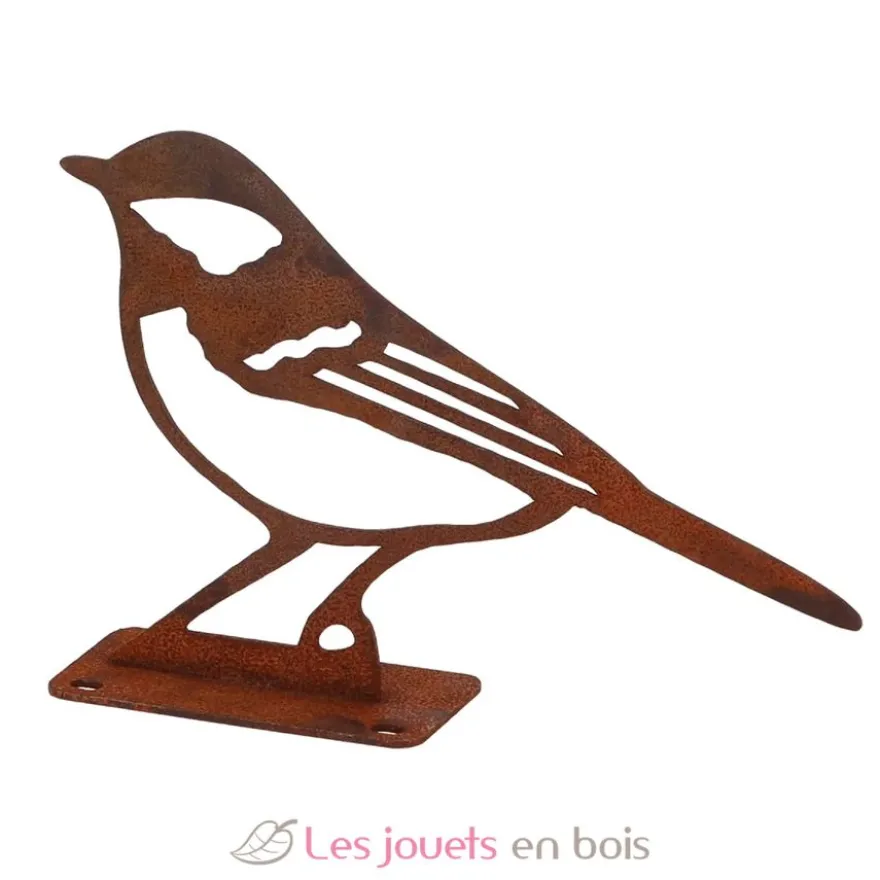 Décoration de jardin en acier rouillé Mésange charbonnière - Esschert Design