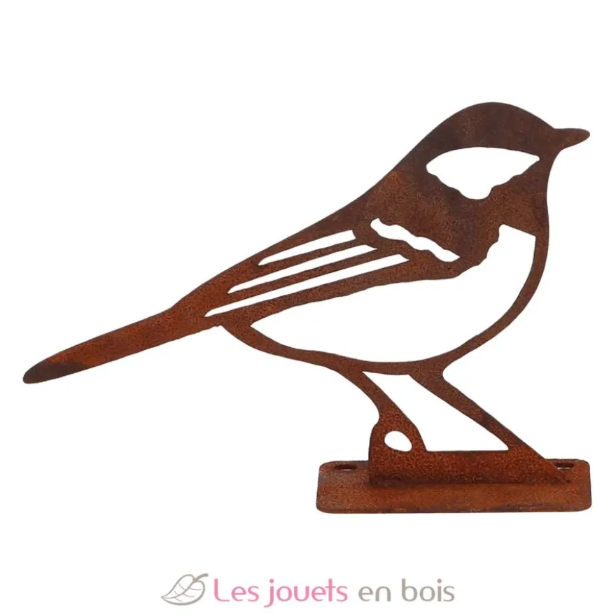Décoration de jardin en acier rouillé Mésange charbonnière - Esschert Design