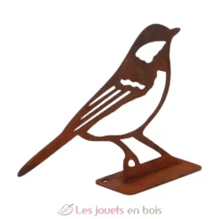 Décoration de jardin en acier rouillé Mésange charbonnière - Esschert Design