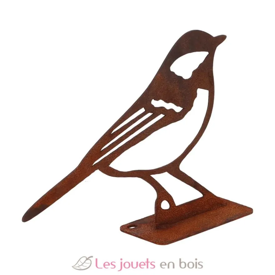 Décoration de jardin en acier rouillé Mésange charbonnière - Esschert Design