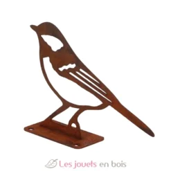 Décoration de jardin en acier rouillé Mésange charbonnière - Esschert Design