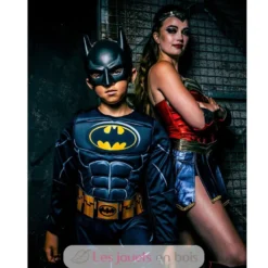Déguisement Batman avec muscles 7-8 ans - Rubies