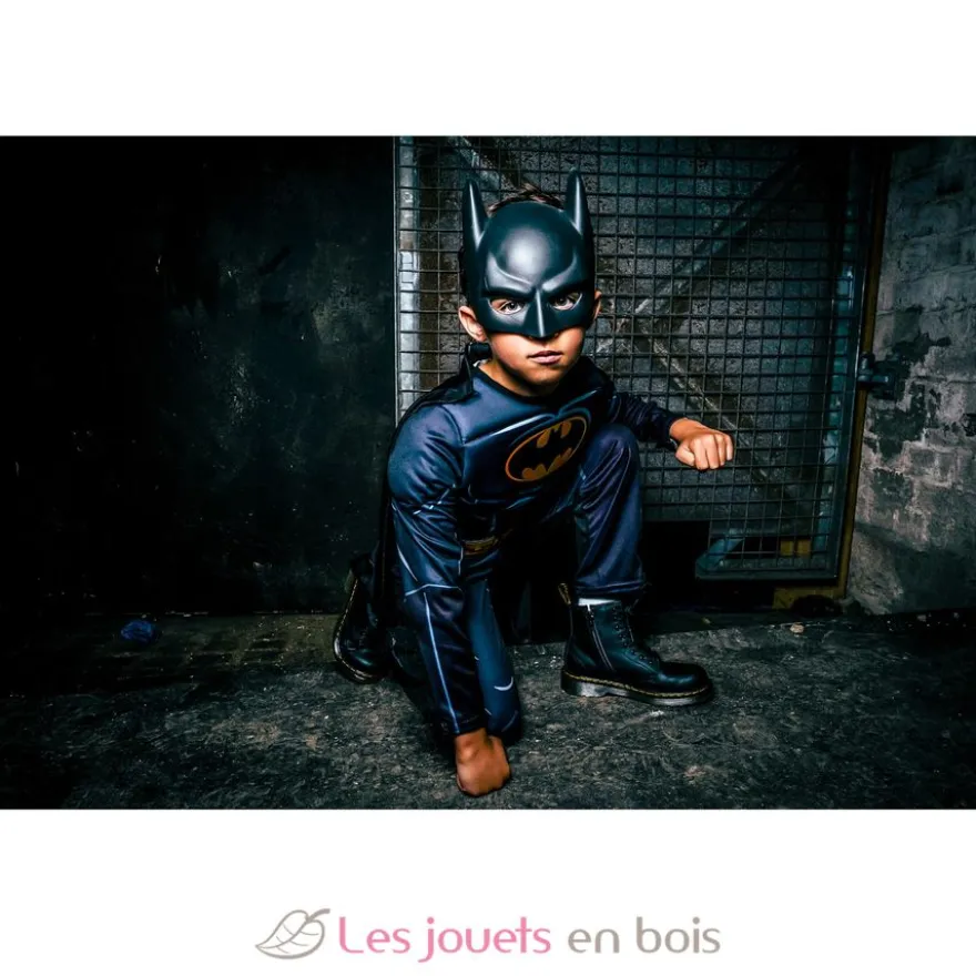 Déguisement Batman avec muscles 5-6 ans - Rubies