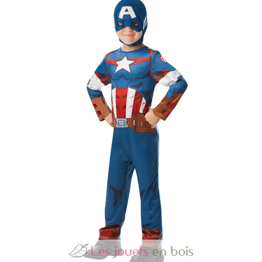 Déguisement Captain America enfant 3-4 ans - Rubies