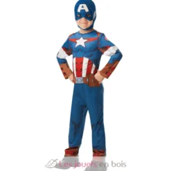 Déguisement Captain America enfant 7-8 ans - Rubies