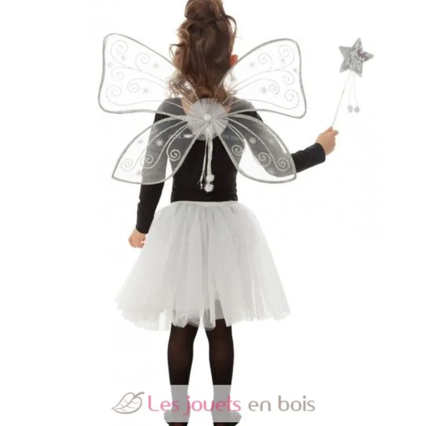 Déguisement Fée ailes argentées 3 pcs - Chaks