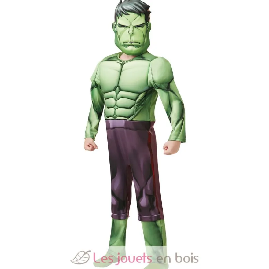 Déguisement Hulk avec muscles 5-6 ans - Rubies