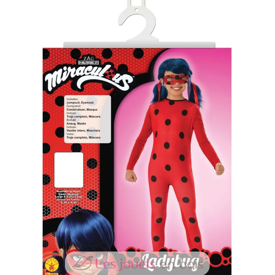 Déguisement Ladybug enfant 7-8 ans - Rubies