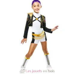 Déguisement luxe Rumi Gold KPop enfant 9-10 ans - Rubies