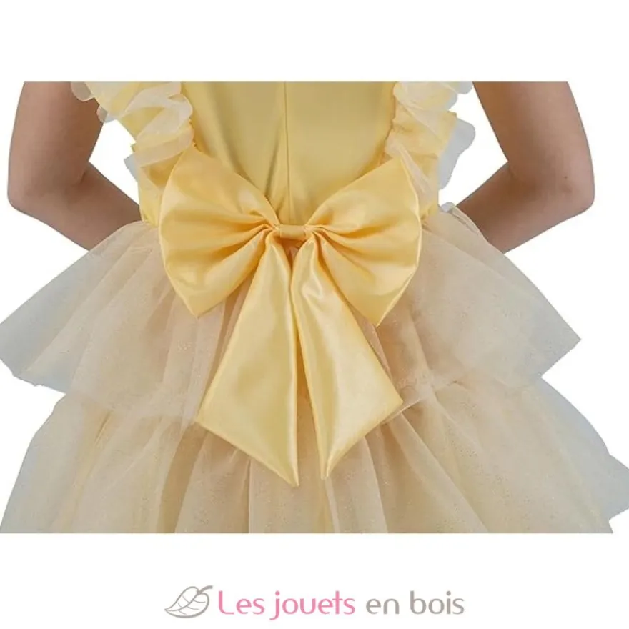 Déguisement Robe Miss France dorée 116 cm - Chaks