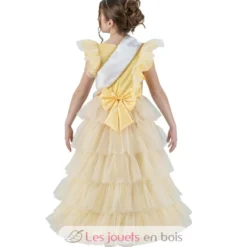 Déguisement Robe Miss France dorée 128 cm - Chaks