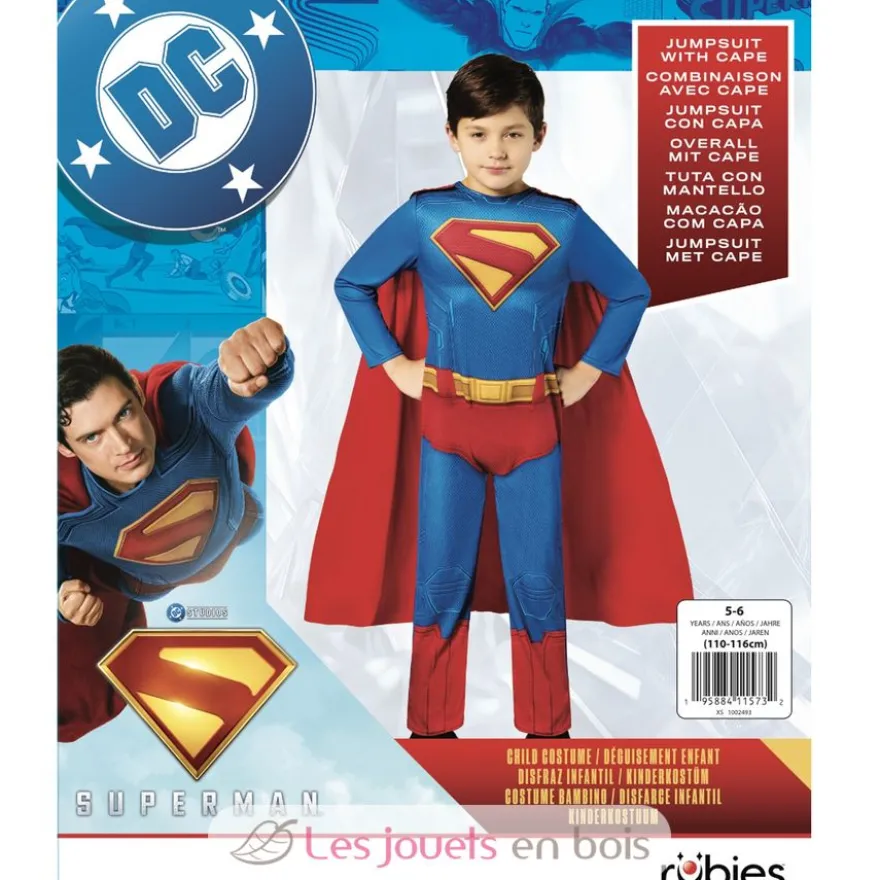 Déguisement Superman enfant 7-8 ans - Rubies