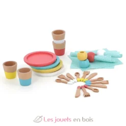 Dinette repas en bois - Vilac