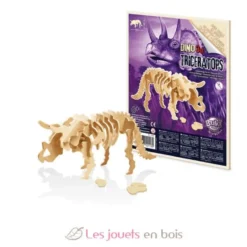 6 dinosaures en bois à assembler - Buki France