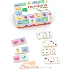 Dominos en bois Fruits et Légumes Sarah Betz - Vilac