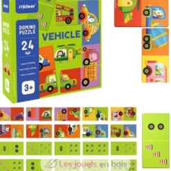 Dominos réversibles véhicules - Mideer
