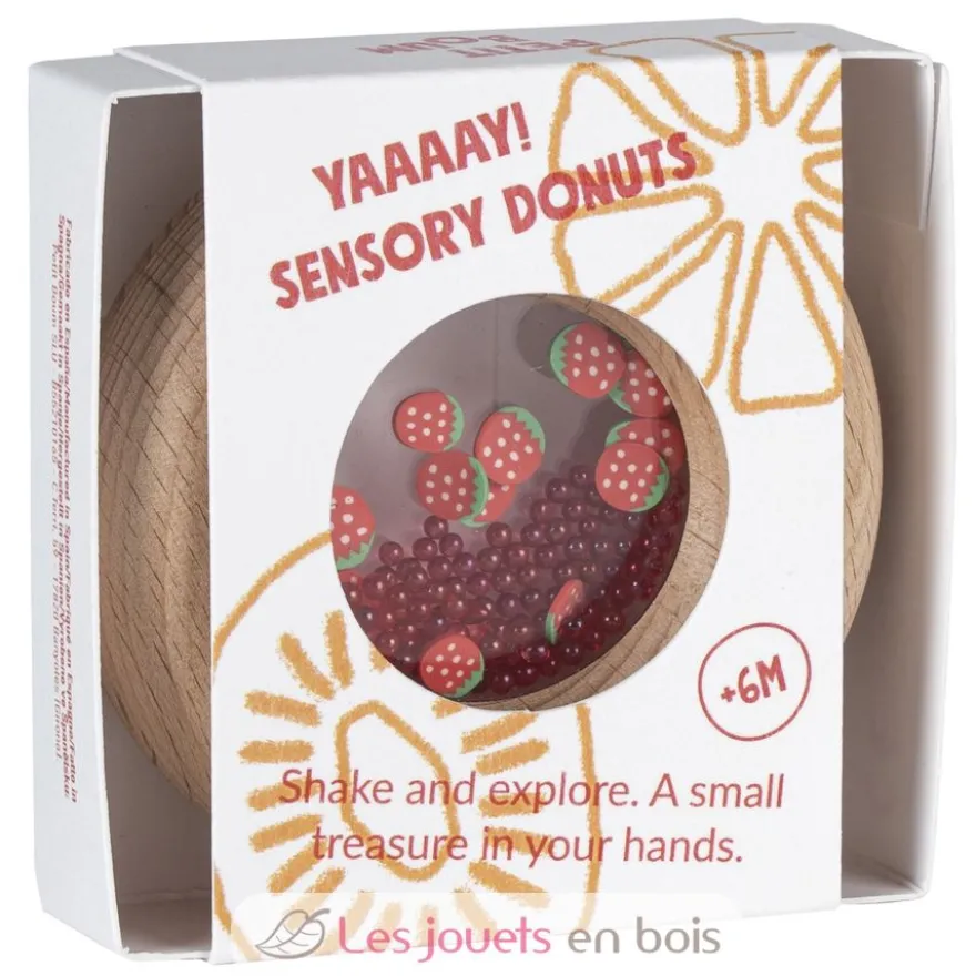 Donut sensoriel Fraises - Petit Boum