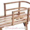 Dossier pour luge en bois - Sirch