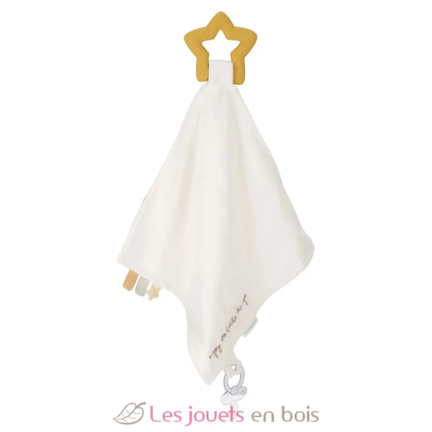 Doudou avec anneau de dentition - Little Dutch