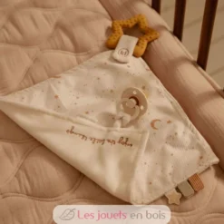 Doudou avec anneau de dentition - Little Dutch