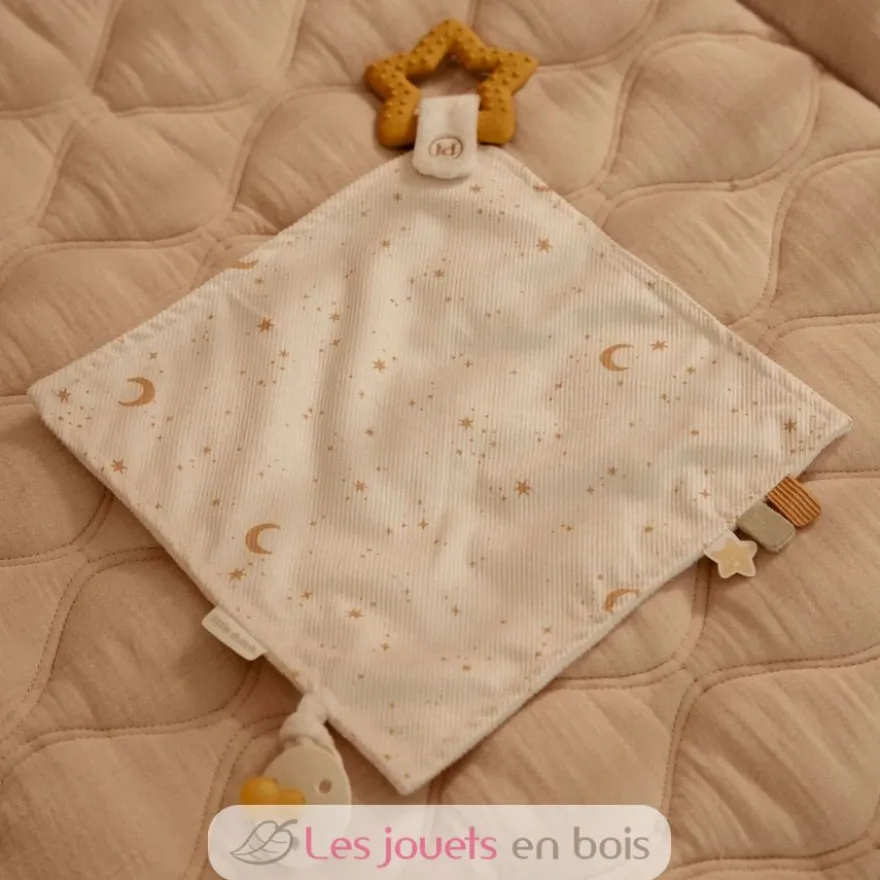 Doudou avec anneau de dentition - Little Dutch