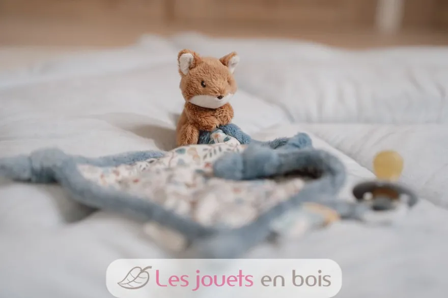 Doudou carré renard Forest Friends - Little Dutch