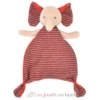 Doudou Doudou Eléphant 26 cm rouge - Happy Horse
