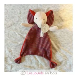 Doudou Doudou Eléphant 26 cm rouge - Happy Horse