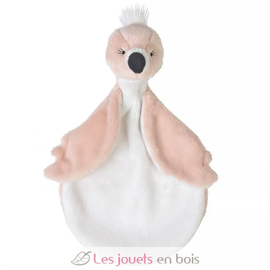 Doudou flamant Fay 26 cm rose - Happy Horse
