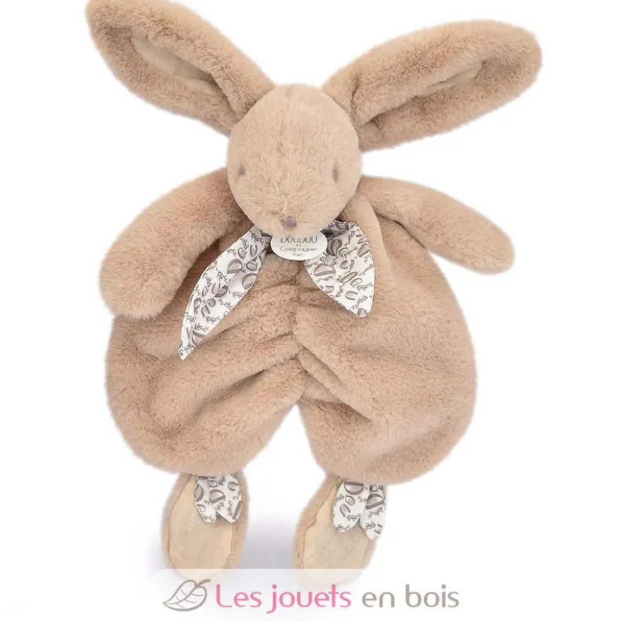 Doudou lapin beige sable 29 cm - Doudou et Compagnie