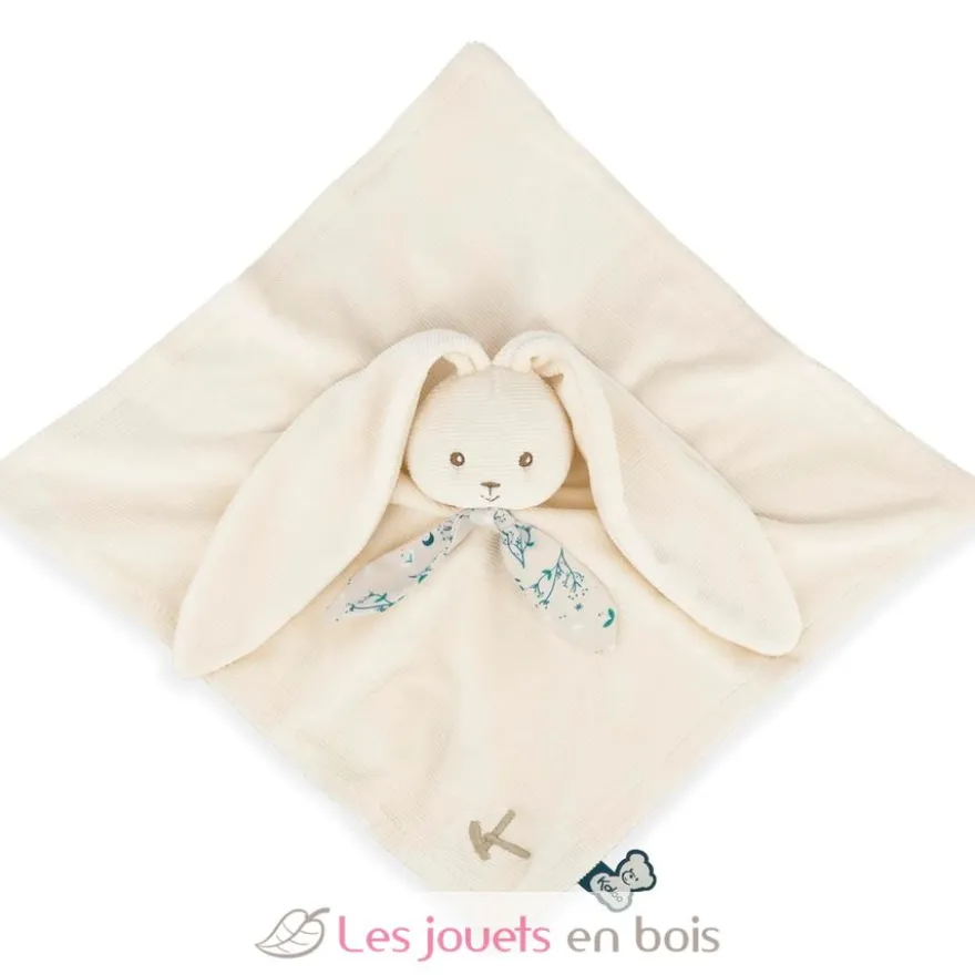 Doudou lapin crème Lapinoo 30 cm - Velours côtelé - Kaloo