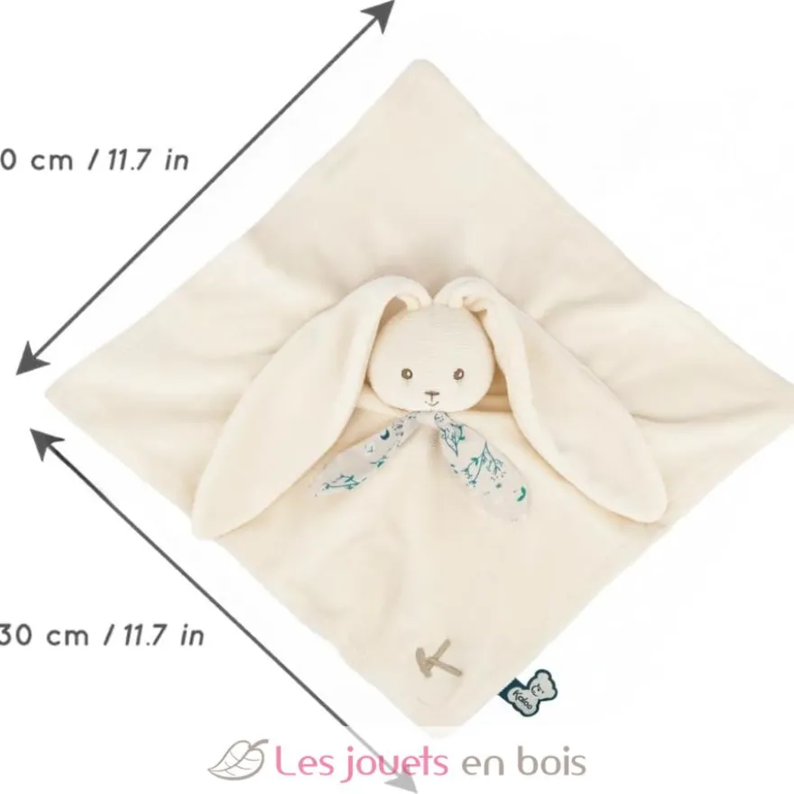 Doudou lapin crème Lapinoo 30 cm - Velours côtelé - Kaloo