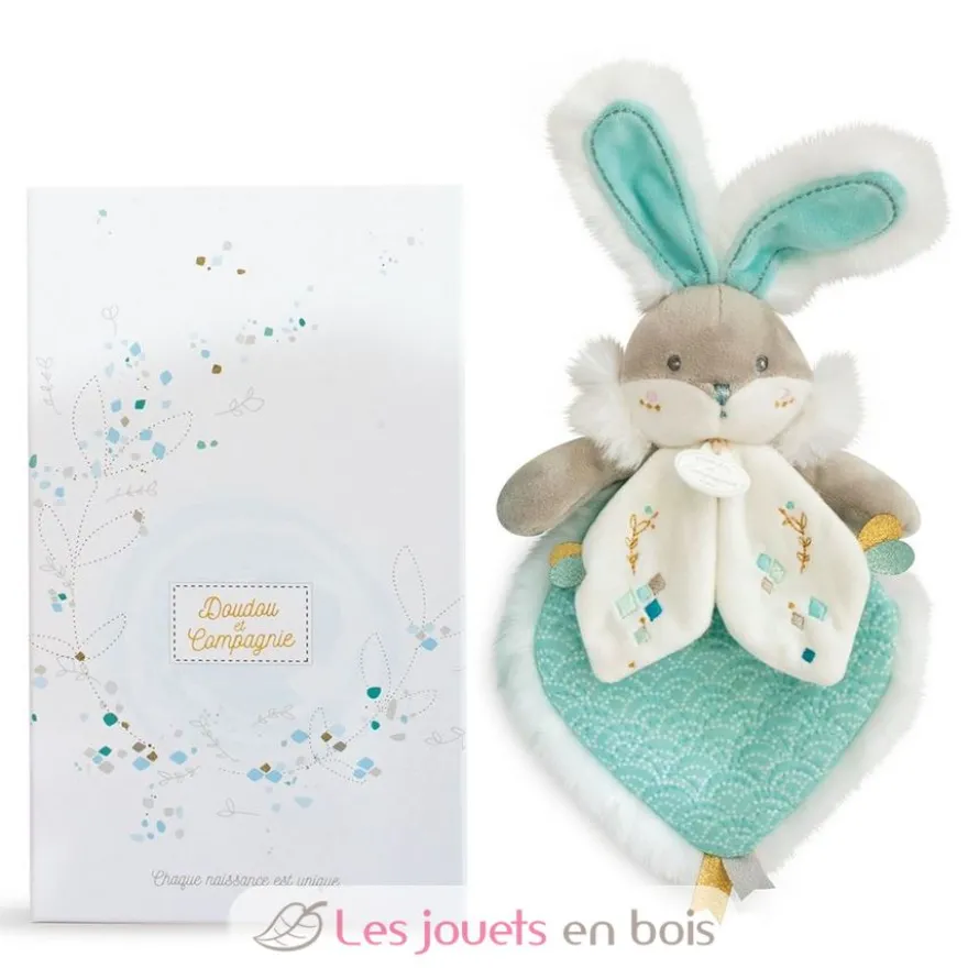 Doudou Lapin de sucre amande - Doudou et Compagnie