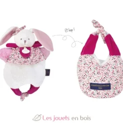 Doudou Lapin marionnette 30 cm - Doudou et Compagnie