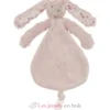 Doudou Lapin Richie Liberty rose 25 cm - Happy Horse