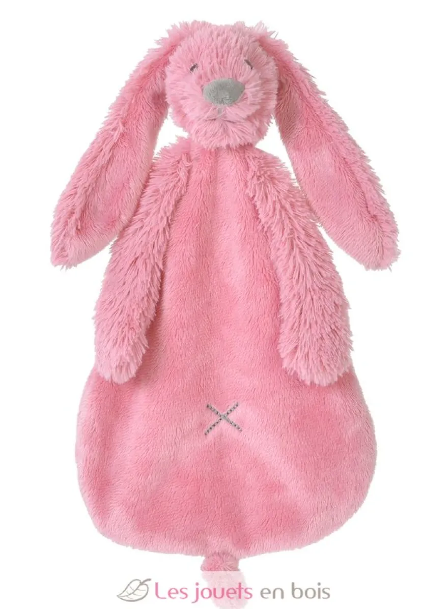 Doudou Lapin Richie rose 25 cm - Happy Horse
