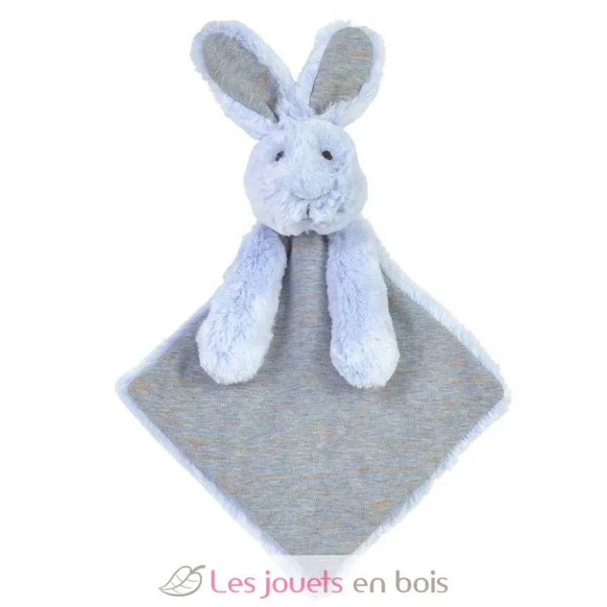 Doudou lapin Rivoli 26 cm bleu - Happy Horse