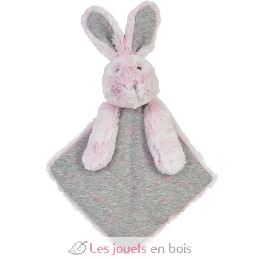Doudou lapin Rivoli 26 cm rose - Happy Horse