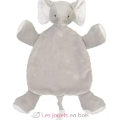 Doudou éléphant Elsy 26 cm gris beige - Happy Horse