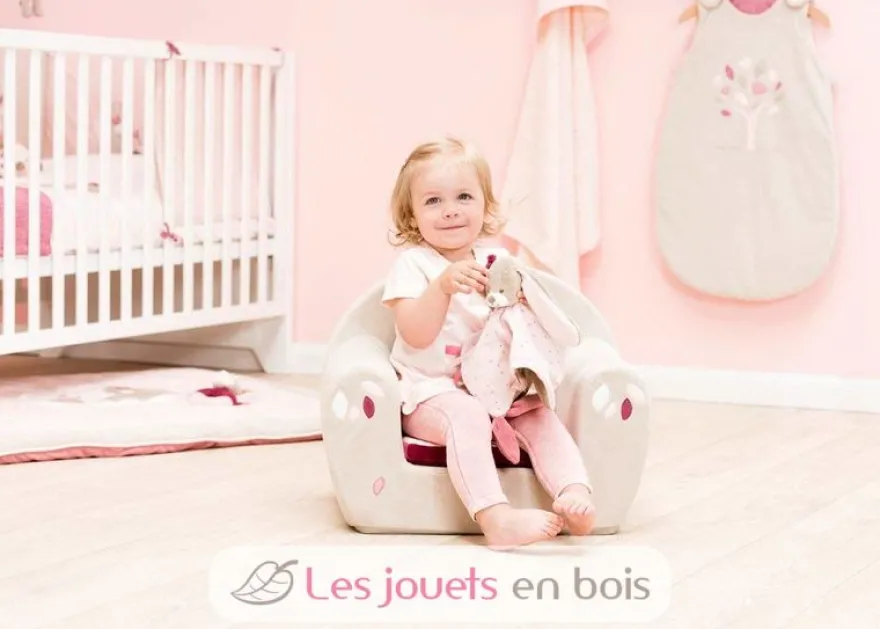 Doudou Nina le lapin rose - Nattou