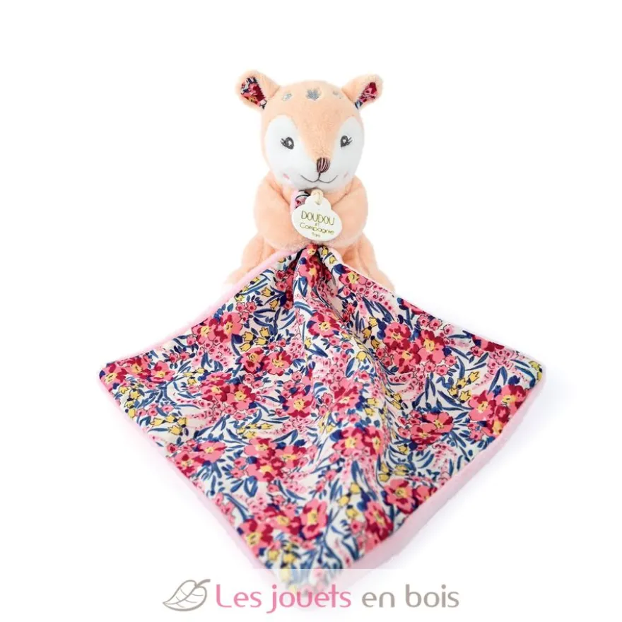 Doudou Pantin Faon beige 12 cm - Doudou et Compagnie