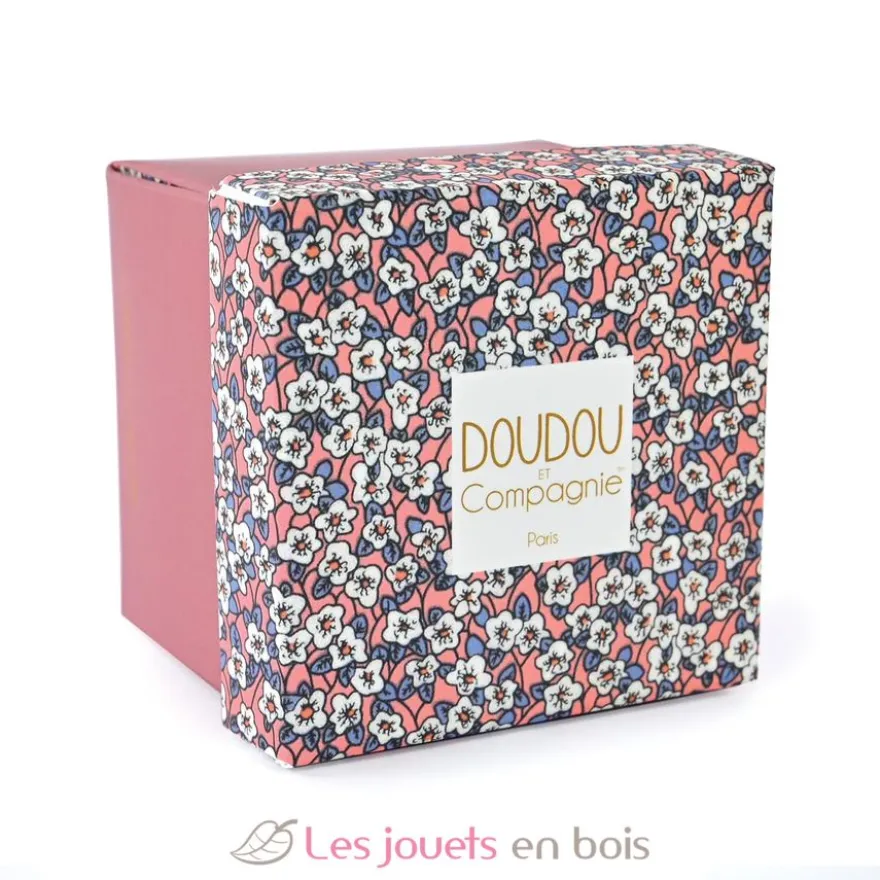 Doudou Pantin Lapin rose 12 cm - Doudou et Compagnie