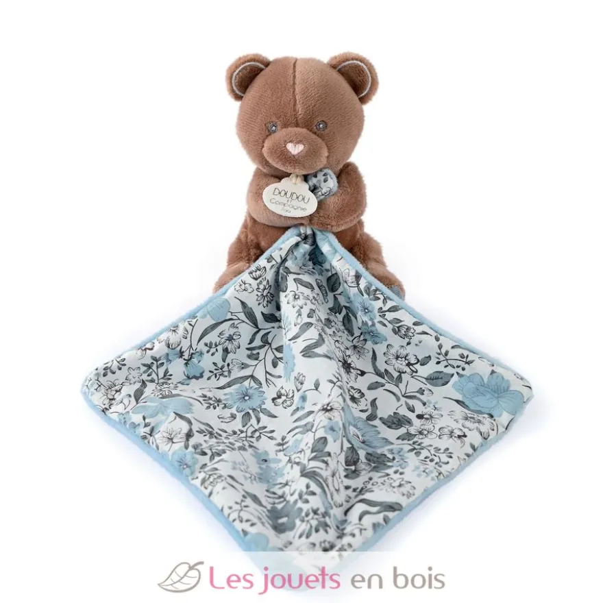 Doudou Pantin Ours marron 12 cm - Doudou et Compagnie