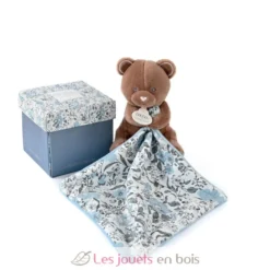 Doudou Pantin Ours marron 12 cm - Doudou et Compagnie