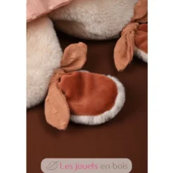 Doudou plat Renard Mina rose 29 cm - Doudou et Compagnie