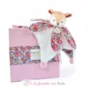 Doudou pétale faon Boh'aime 27 cm - Doudou et Compagnie