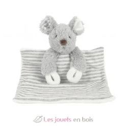 Doudou Souris Missy pliable 16 cm grise - Happy Horse