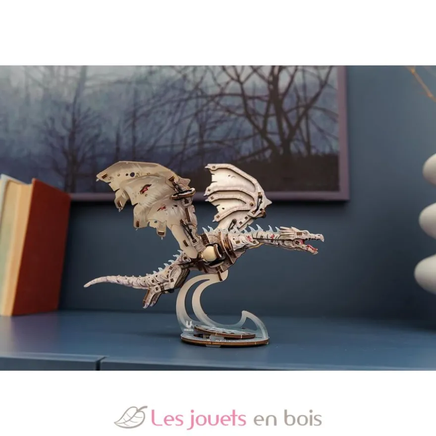 Dragon Pansedefer ukrainien Harry Potter - Puzzle 3D mécanique en bois - Ugears